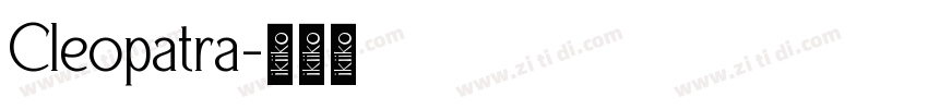 Cleopatra字体转换