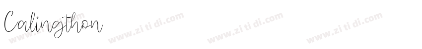 Calingthon字体转换