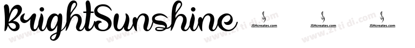 BrightSunshine字体转换
