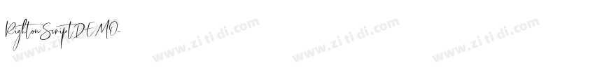 RightonScriptDEMO字体转换