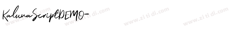 KalunaScriptDEMO字体转换