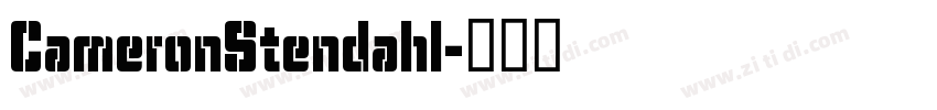CameronStendahl字体转换