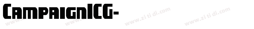 CampaignICG字体转换