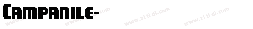 Campanile字体转换