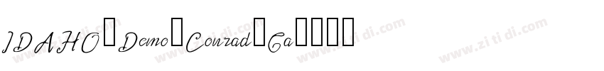 IDAHO_Demo_Conrad_Ga字体转换