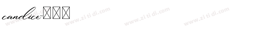 candice字体转换