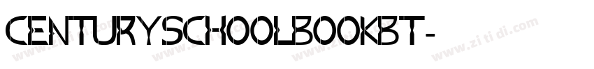 CenturySchoolbookBT字体转换
