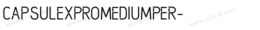 CapsuleXProMediumPer字体转换
