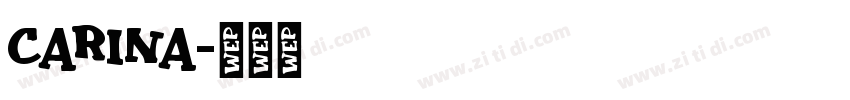 Carina字体转换