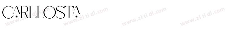 Carllosta字体转换