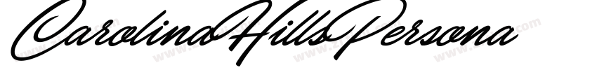 CarolinaHillsPersona字体转换
