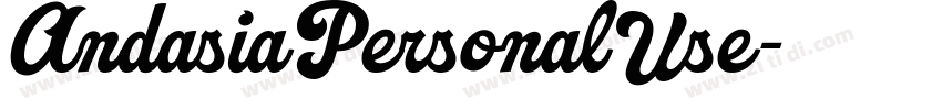 AndasiaPersonalUse字体转换