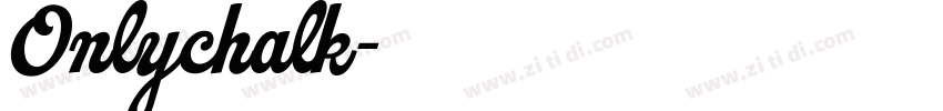 Onlychalk字体转换