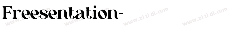 Freesentation字体转换 Freesentation字体转换