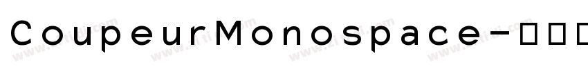 CoupeurMonospace字体转换