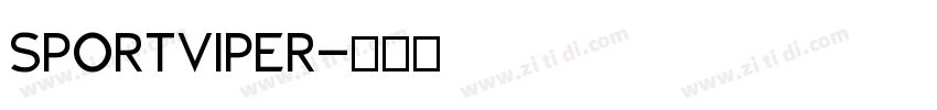 SPORTVIPER字体转换