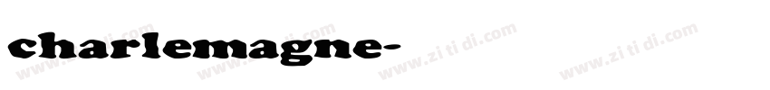 charlemagne字体转换
