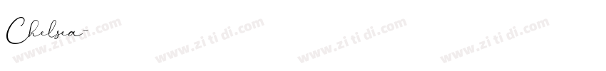 Chelsea字体转换