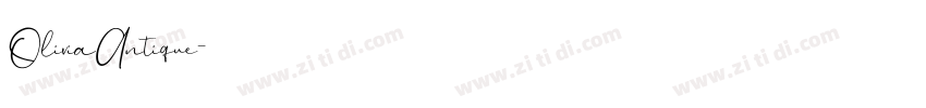 OliviaAntique字体转换
