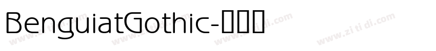 BenguiatGothic字体转换