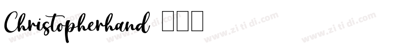 Christopherhand字体转换