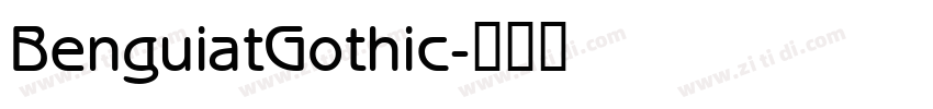 BenguiatGothic字体转换