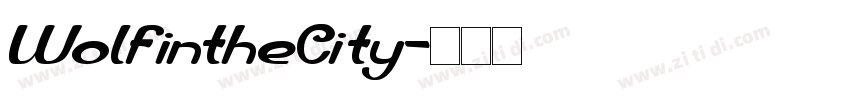 WolfintheCity字体转换
