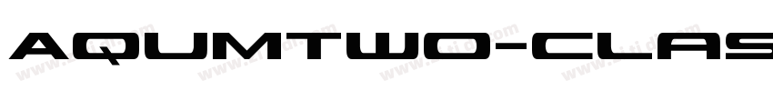 Aqumtwo-Classic字体转换