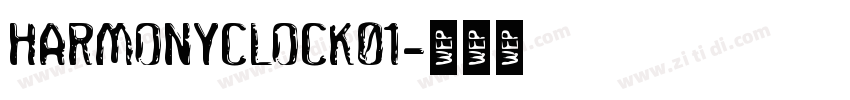 HarmonyClock01字体转换