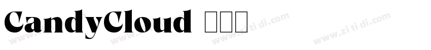 CandyCloud字体转换