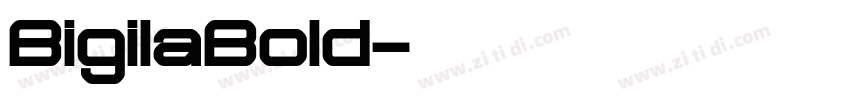 BigilaBold字体转换