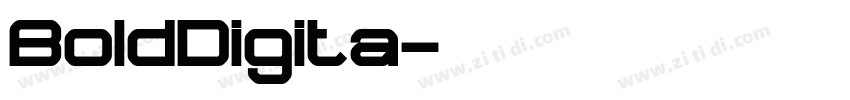 BoldDigita字体转换