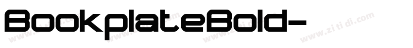 BookplateBold字体转换