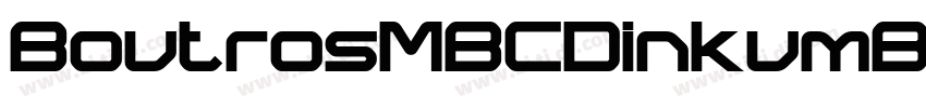 BoutrosMBCDinkumBold字体转换