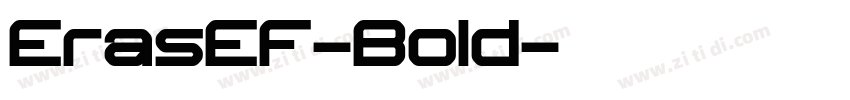 ErasEF-Bold字体转换