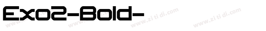 Exo2-Bold字体转换