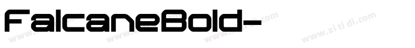 FalcaneBold字体转换