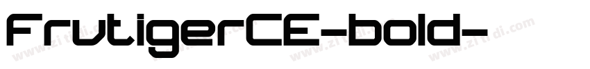 FrutigerCE-bold字体转换