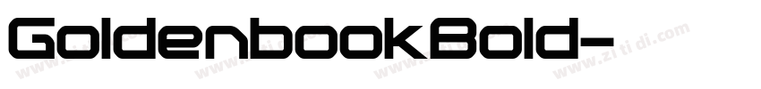 GoldenbookBold字体转换