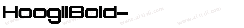 HoogliBold字体转换