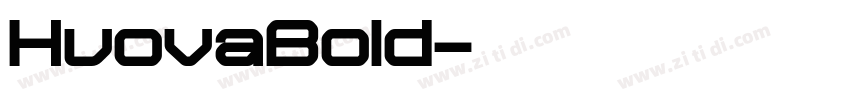 HuovaBold字体转换