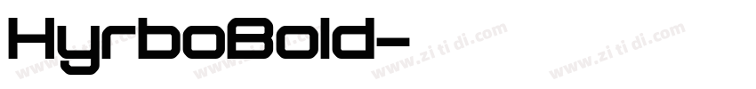 HyrboBold字体转换