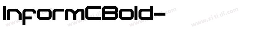InformCBold字体转换