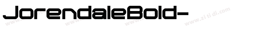 JorendaleBold字体转换