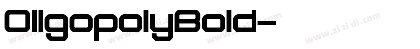 OligopolyBold字体转换