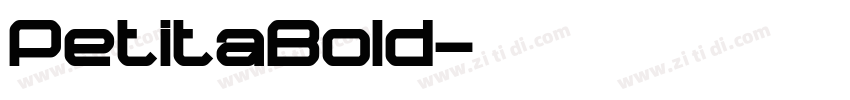 PetitaBold字体转换