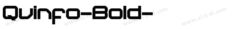 Quinfo-Bold字体转换