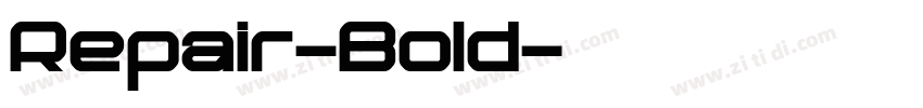 Repair-Bold字体转换