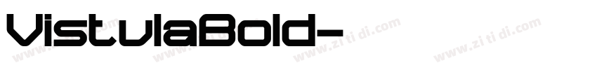 VistulaBold字体转换