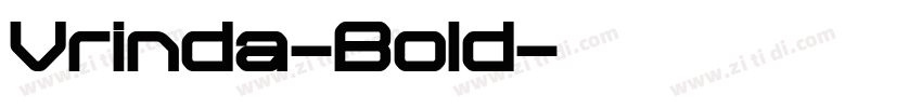 Vrinda-Bold字体转换